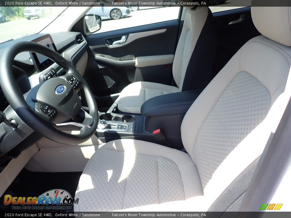 2020 Ford Escape SE 4WD Oxford White / Sandstone Photo #10