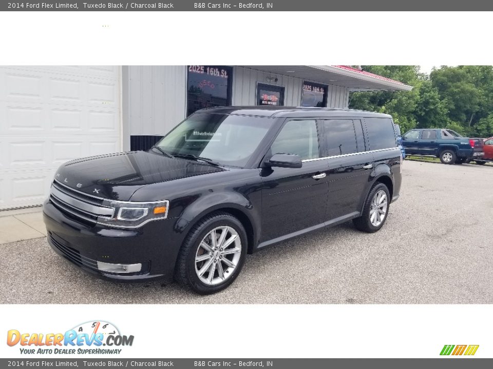 2014 Ford Flex Limited Tuxedo Black / Charcoal Black Photo #1