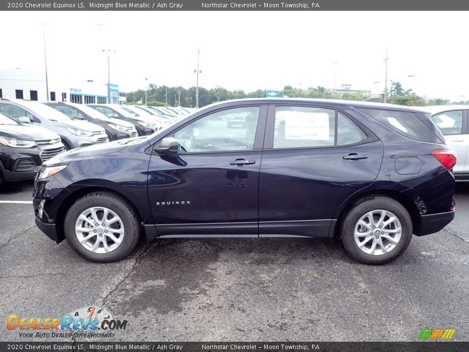 2020 Chevrolet Equinox LS Midnight Blue Metallic / Ash Gray Photo #2