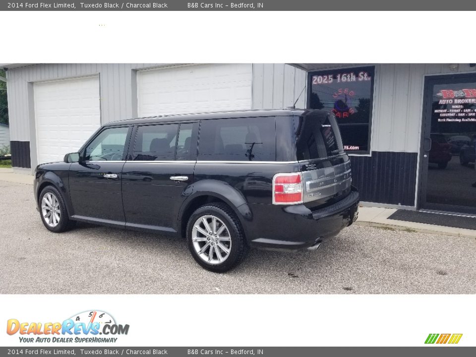 2014 Ford Flex Limited Tuxedo Black / Charcoal Black Photo #4