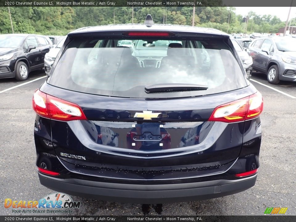 2020 Chevrolet Equinox LS Midnight Blue Metallic / Ash Gray Photo #4