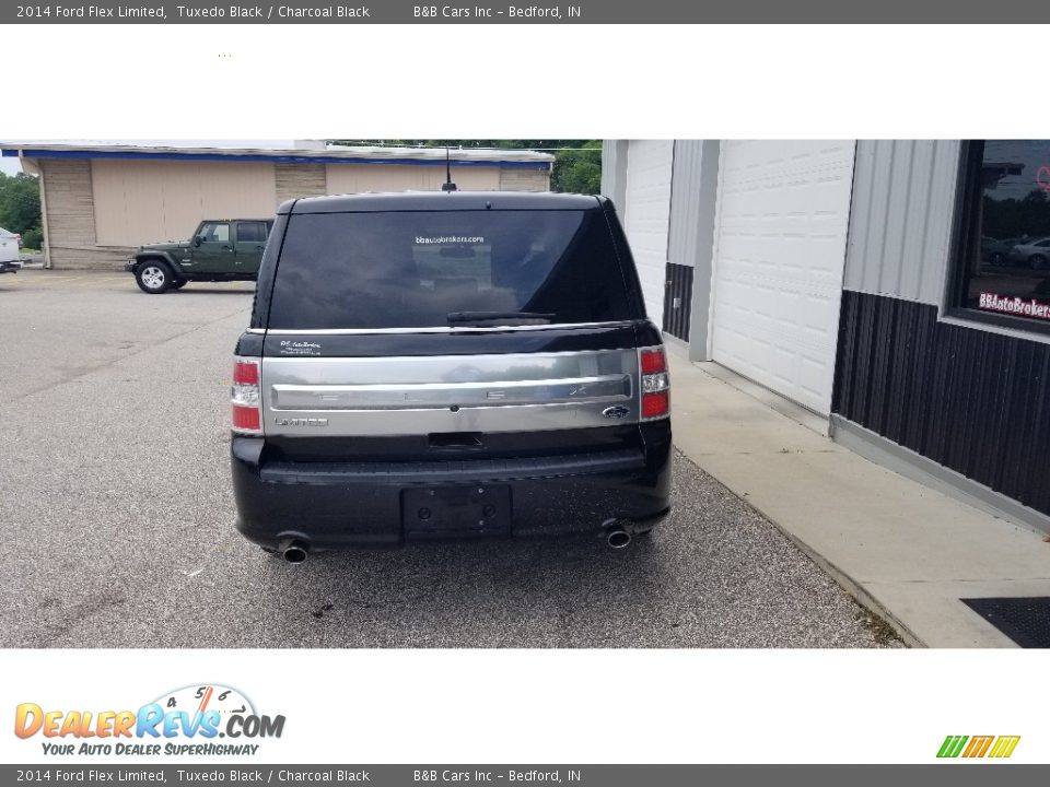 2014 Ford Flex Limited Tuxedo Black / Charcoal Black Photo #5