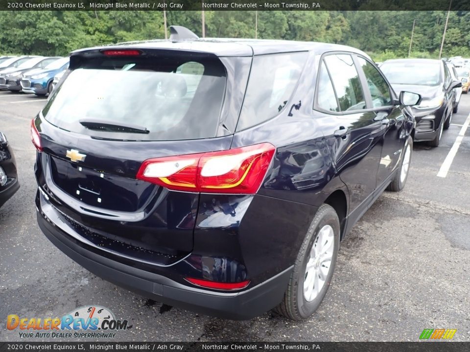 2020 Chevrolet Equinox LS Midnight Blue Metallic / Ash Gray Photo #5