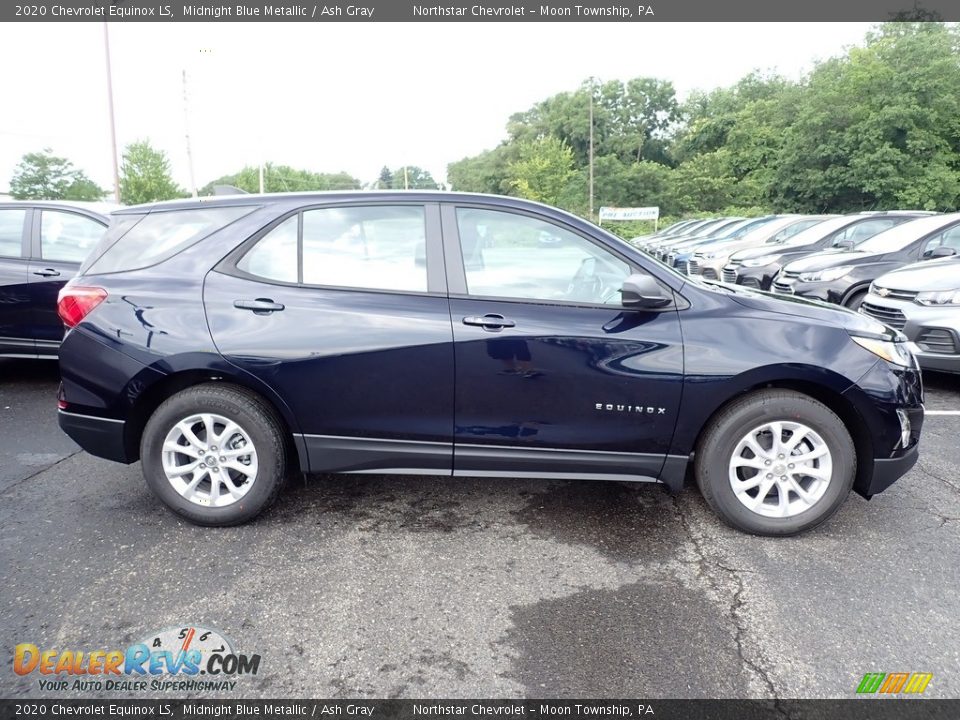 2020 Chevrolet Equinox LS Midnight Blue Metallic / Ash Gray Photo #6