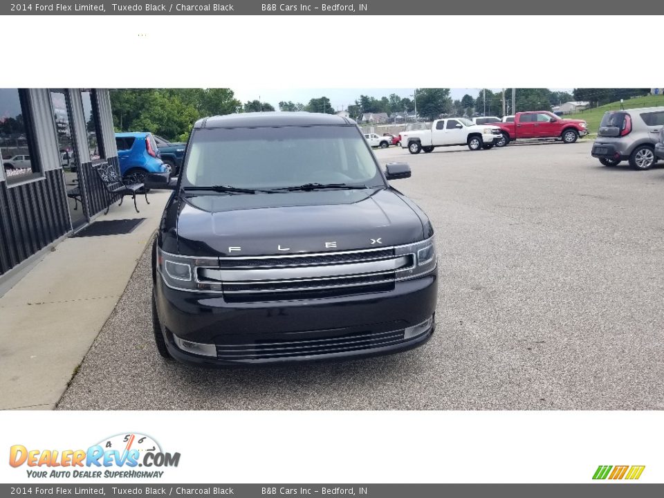 2014 Ford Flex Limited Tuxedo Black / Charcoal Black Photo #8