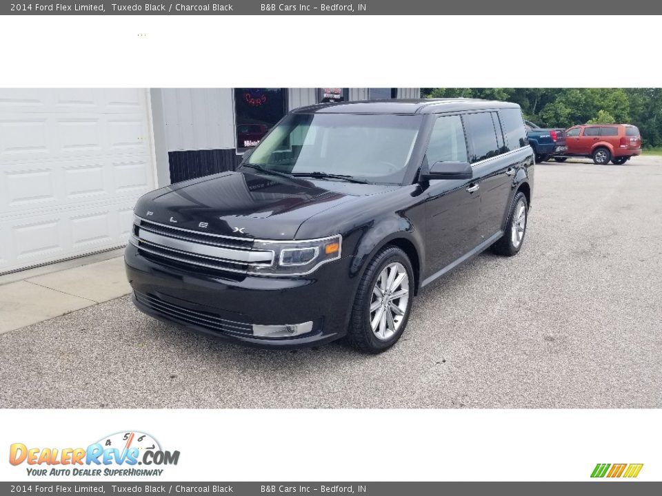 2014 Ford Flex Limited Tuxedo Black / Charcoal Black Photo #9