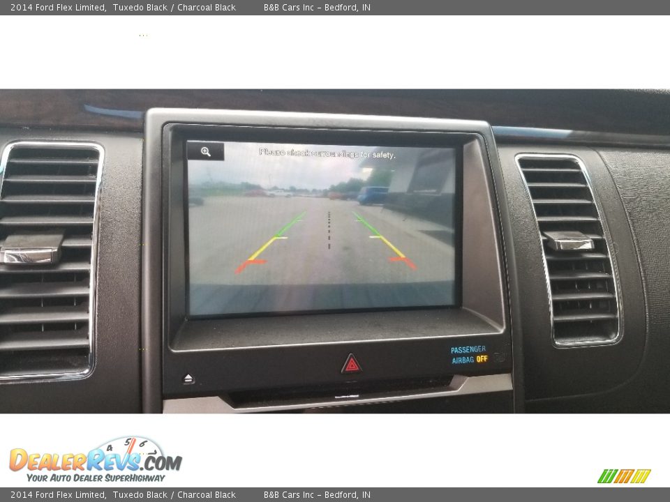 2014 Ford Flex Limited Tuxedo Black / Charcoal Black Photo #15