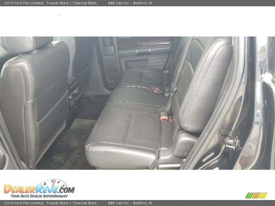 2014 Ford Flex Limited Tuxedo Black / Charcoal Black Photo #17