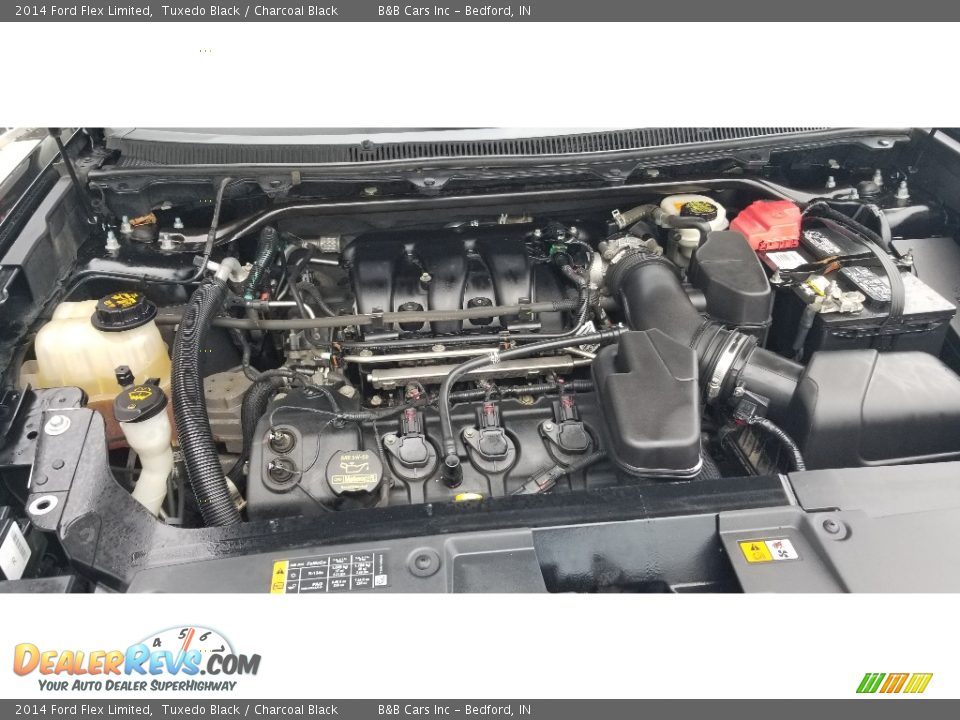 2014 Ford Flex Limited Tuxedo Black / Charcoal Black Photo #23