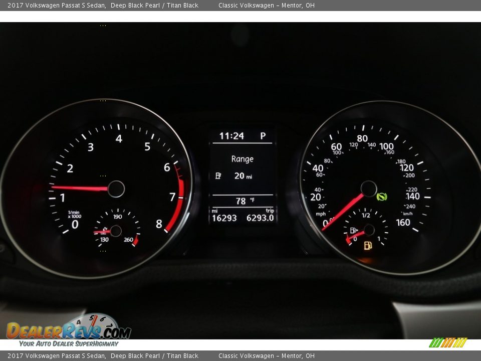 2017 Volkswagen Passat S Sedan Deep Black Pearl / Titan Black Photo #8