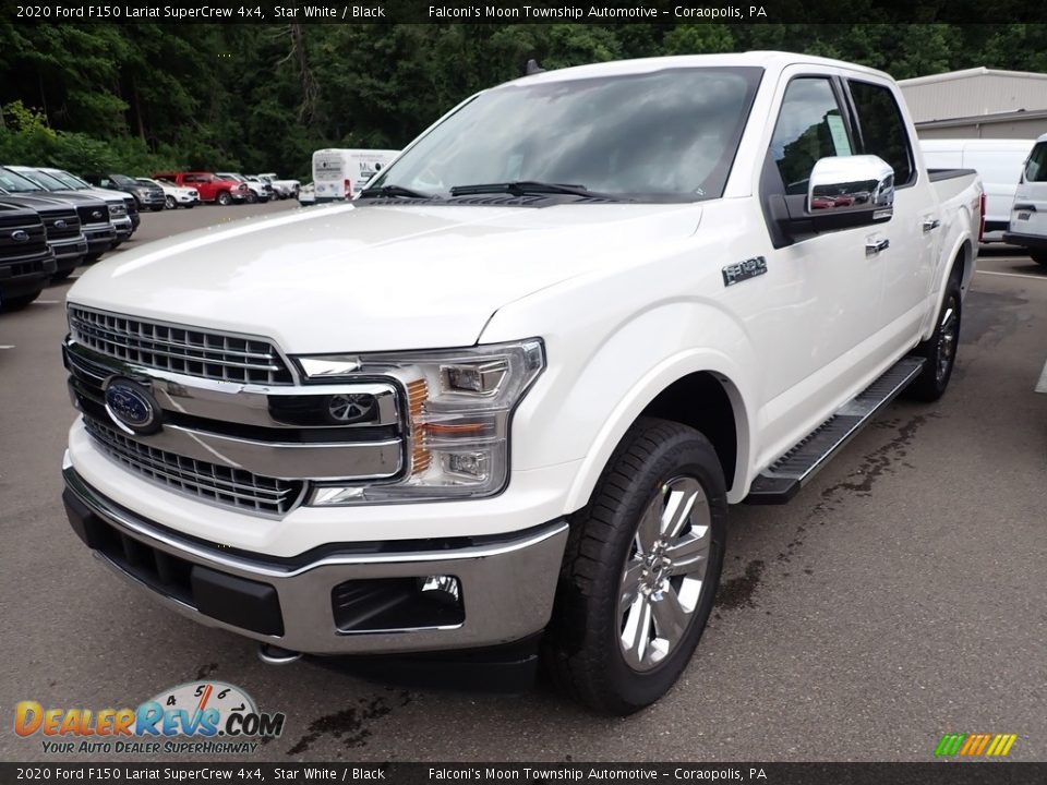 2020 Ford F150 Lariat SuperCrew 4x4 Star White / Black Photo #5