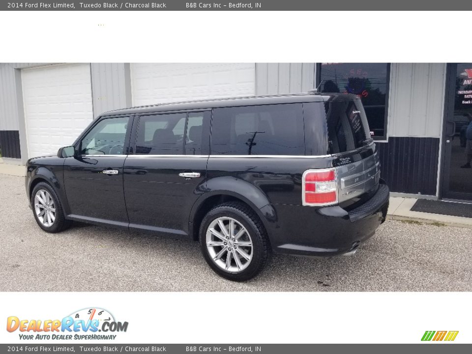 2014 Ford Flex Limited Tuxedo Black / Charcoal Black Photo #27