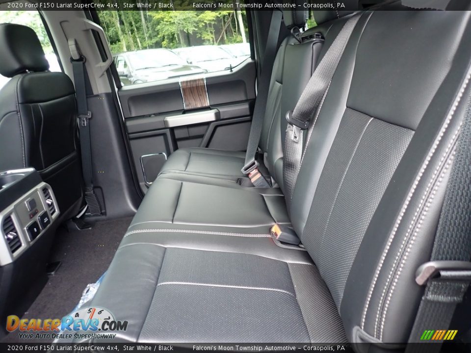 2020 Ford F150 Lariat SuperCrew 4x4 Star White / Black Photo #7