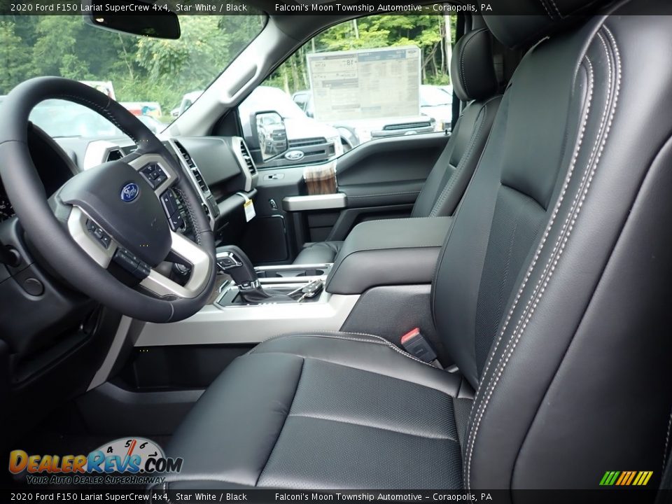 2020 Ford F150 Lariat SuperCrew 4x4 Star White / Black Photo #8