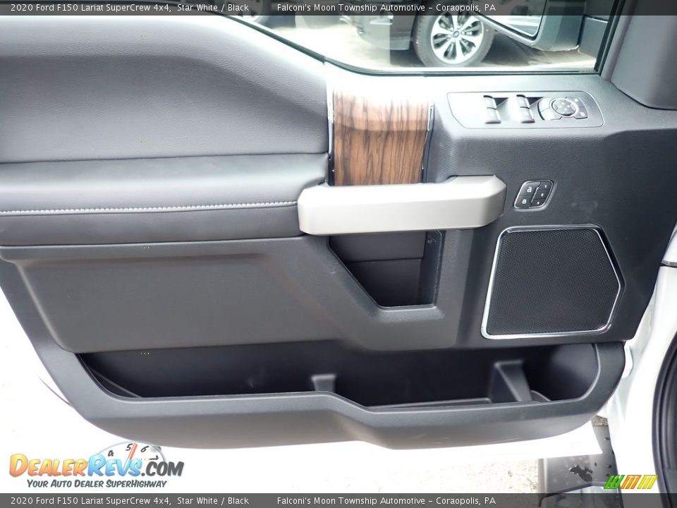 2020 Ford F150 Lariat SuperCrew 4x4 Star White / Black Photo #9