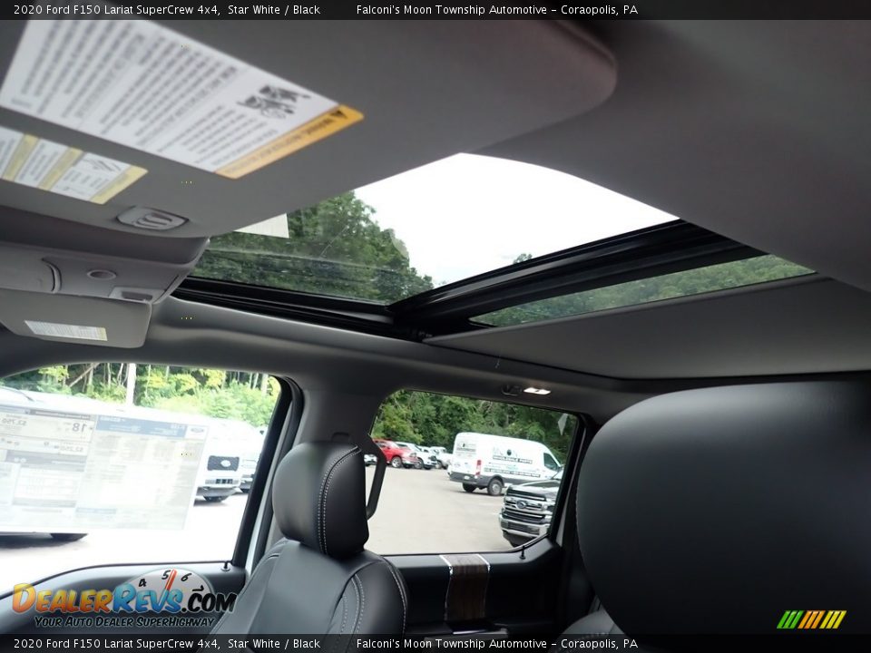 2020 Ford F150 Lariat SuperCrew 4x4 Star White / Black Photo #11