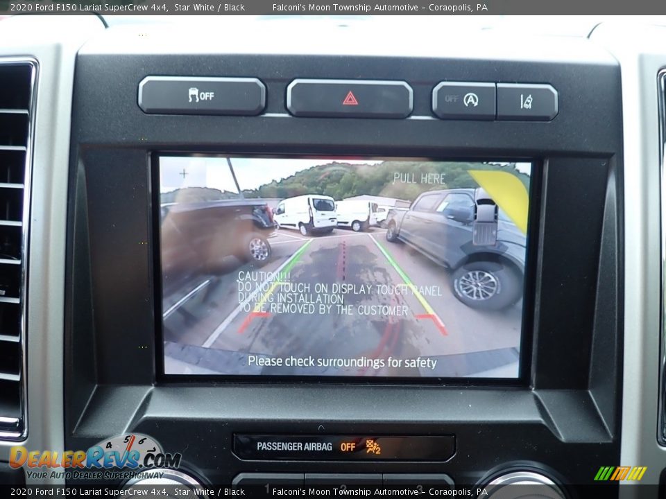 2020 Ford F150 Lariat SuperCrew 4x4 Star White / Black Photo #13