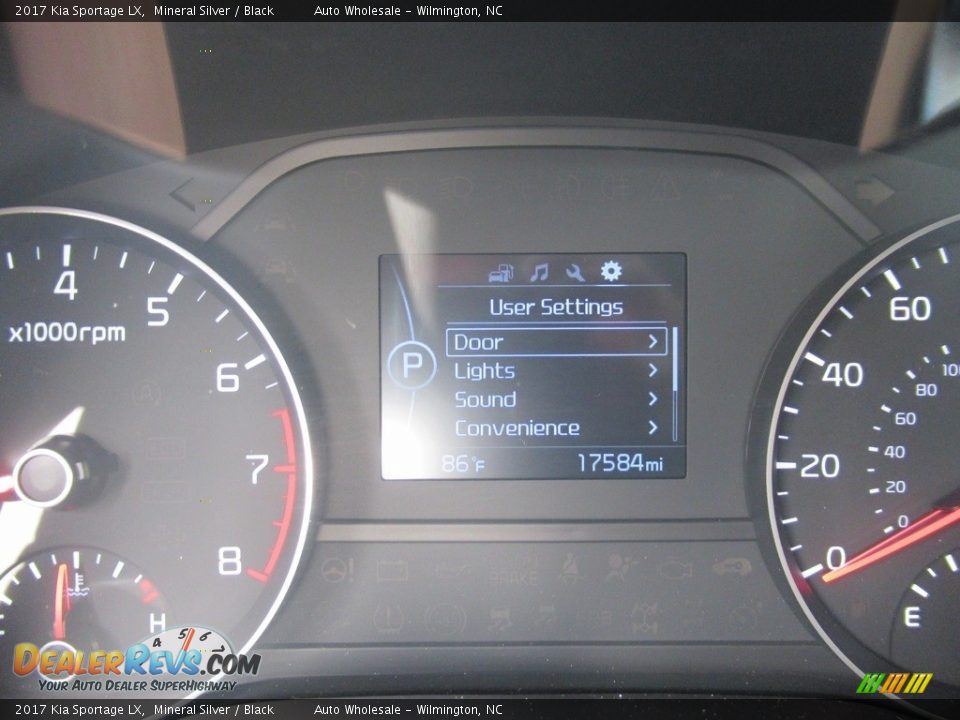 2017 Kia Sportage LX Mineral Silver / Black Photo #16