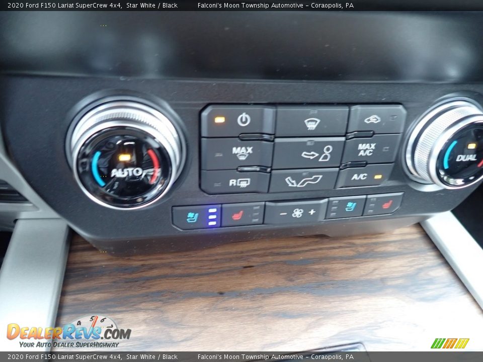 2020 Ford F150 Lariat SuperCrew 4x4 Star White / Black Photo #14