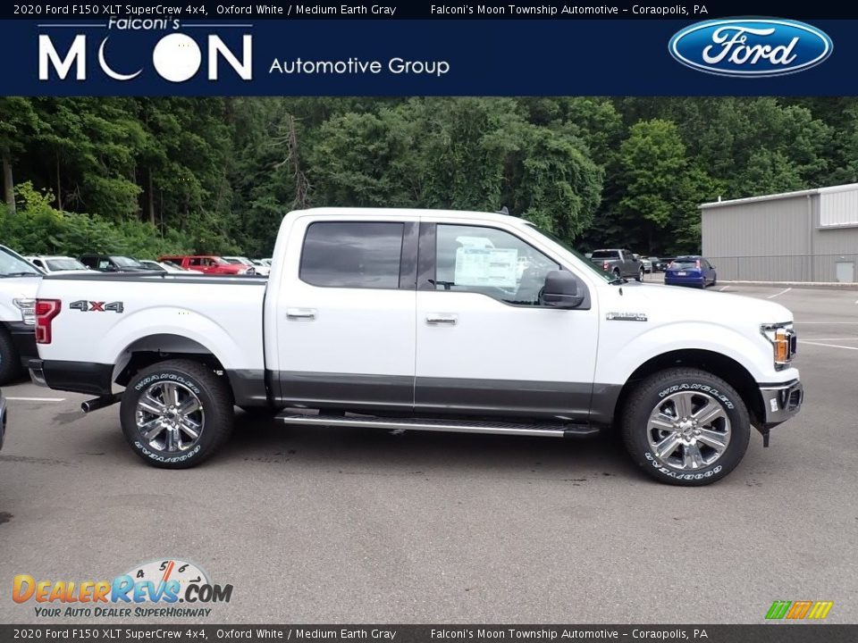 2020 Ford F150 XLT SuperCrew 4x4 Oxford White / Medium Earth Gray Photo #1