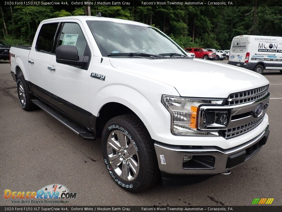 2020 Ford F150 XLT SuperCrew 4x4 Oxford White / Medium Earth Gray Photo #2