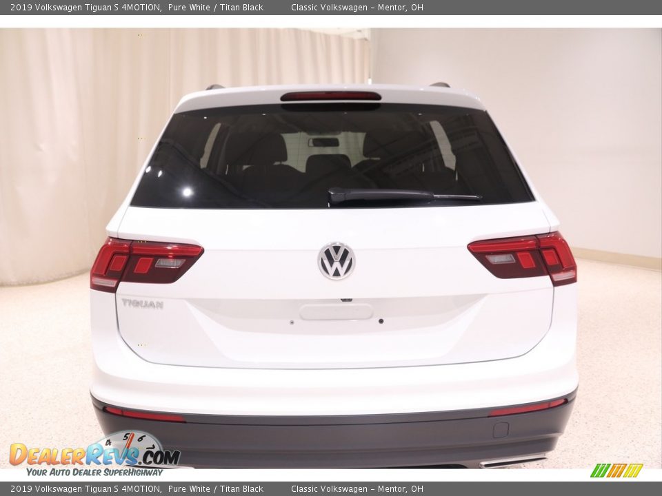2019 Volkswagen Tiguan S 4MOTION Pure White / Titan Black Photo #20
