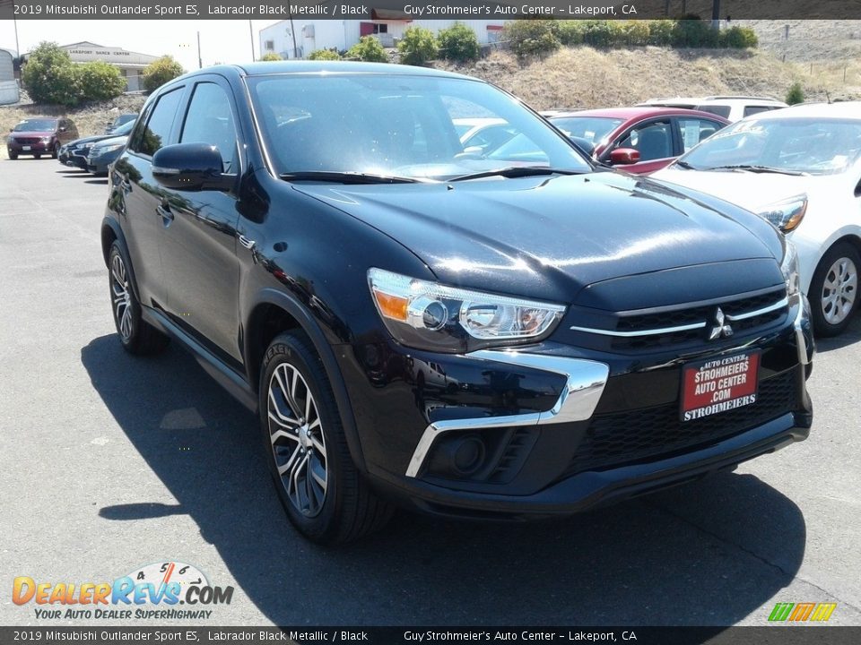 2019 Mitsubishi Outlander Sport ES Labrador Black Metallic / Black Photo #1