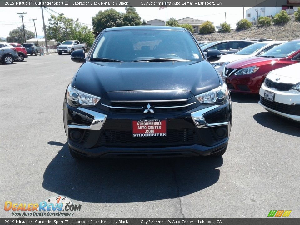 2019 Mitsubishi Outlander Sport ES Labrador Black Metallic / Black Photo #3