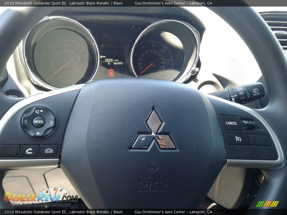 2019 Mitsubishi Outlander Sport ES Steering Wheel Photo #7