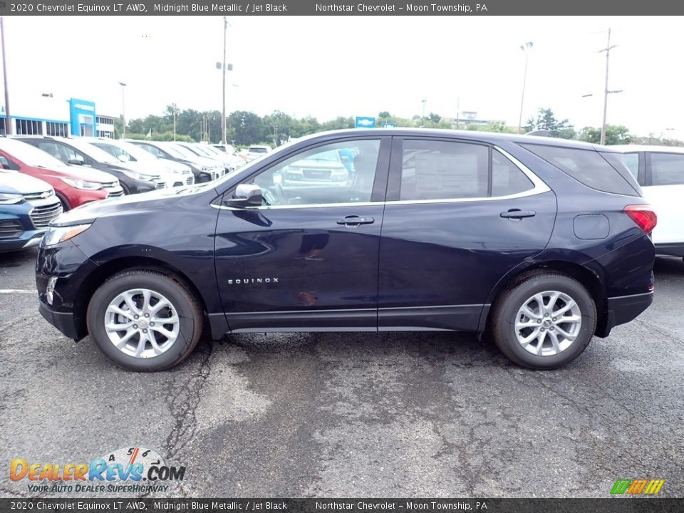 2020 Chevrolet Equinox LT AWD Midnight Blue Metallic / Jet Black Photo #3