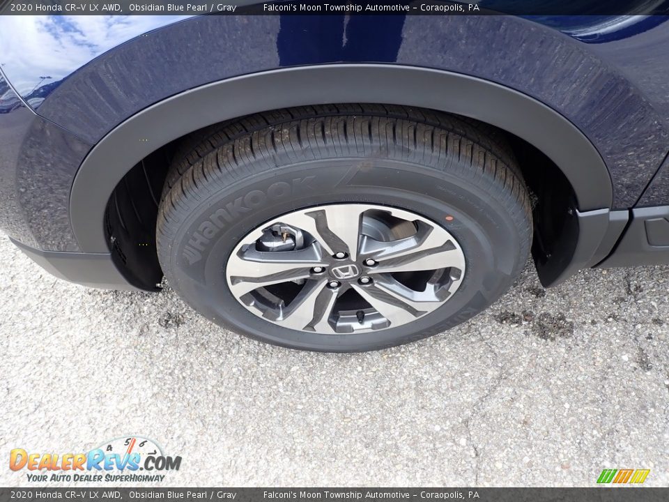 2020 Honda CR-V LX AWD Obsidian Blue Pearl / Gray Photo #2