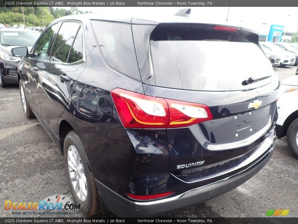 2020 Chevrolet Equinox LT AWD Midnight Blue Metallic / Jet Black Photo #4