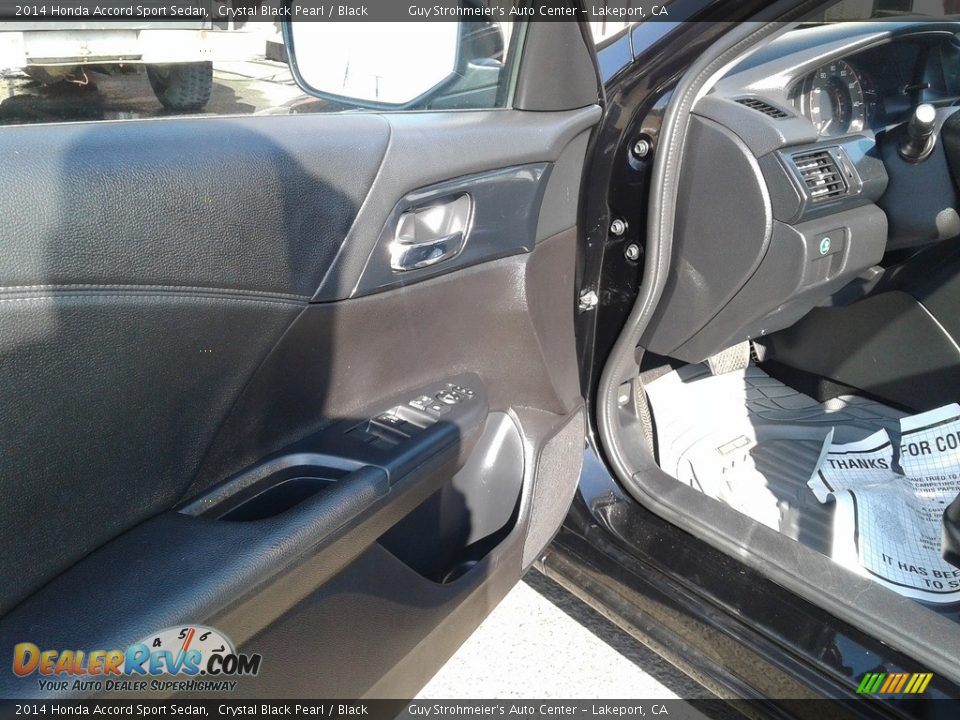 2014 Honda Accord Sport Sedan Crystal Black Pearl / Black Photo #8