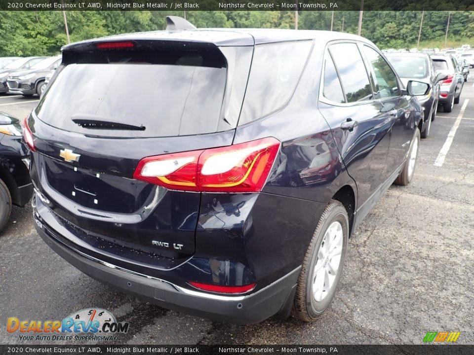 2020 Chevrolet Equinox LT AWD Midnight Blue Metallic / Jet Black Photo #6