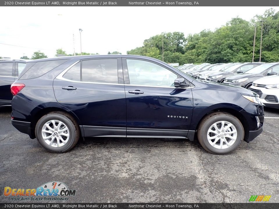 2020 Chevrolet Equinox LT AWD Midnight Blue Metallic / Jet Black Photo #7