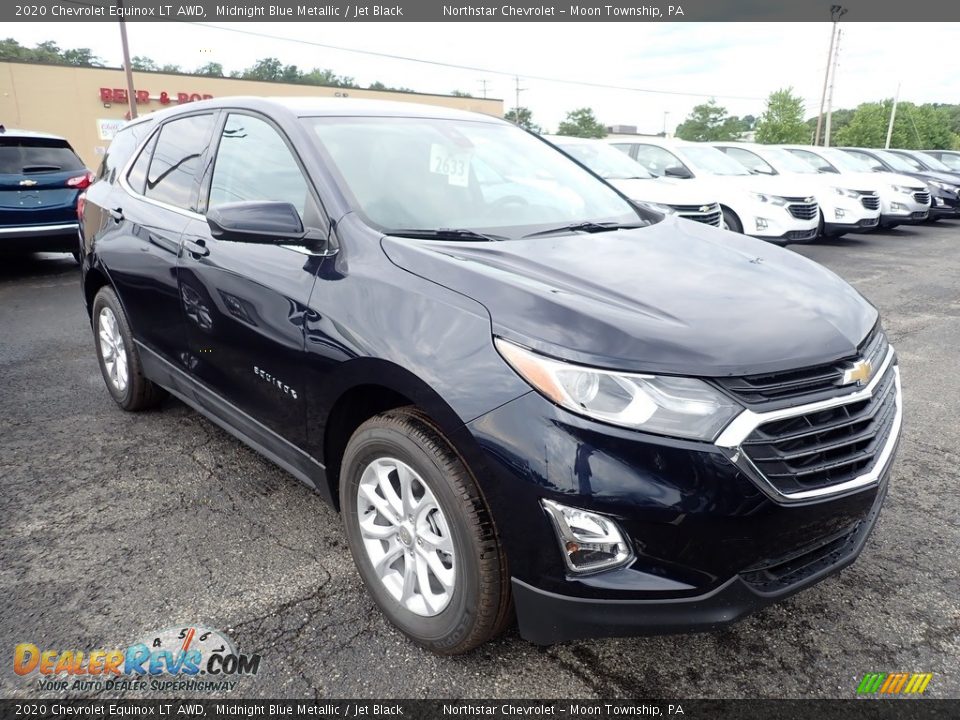 2020 Chevrolet Equinox LT AWD Midnight Blue Metallic / Jet Black Photo #8