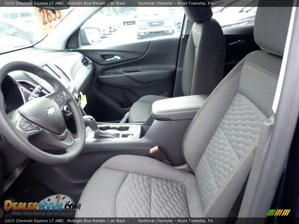 2020 Chevrolet Equinox LT AWD Midnight Blue Metallic / Jet Black Photo #14