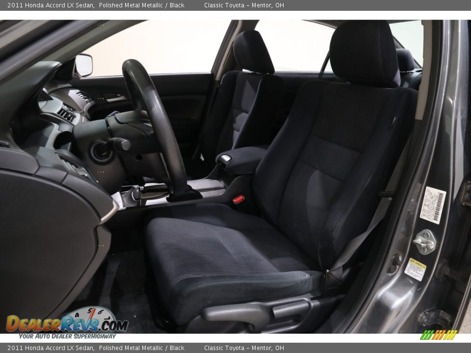 2011 Honda Accord LX Sedan Polished Metal Metallic / Black Photo #5