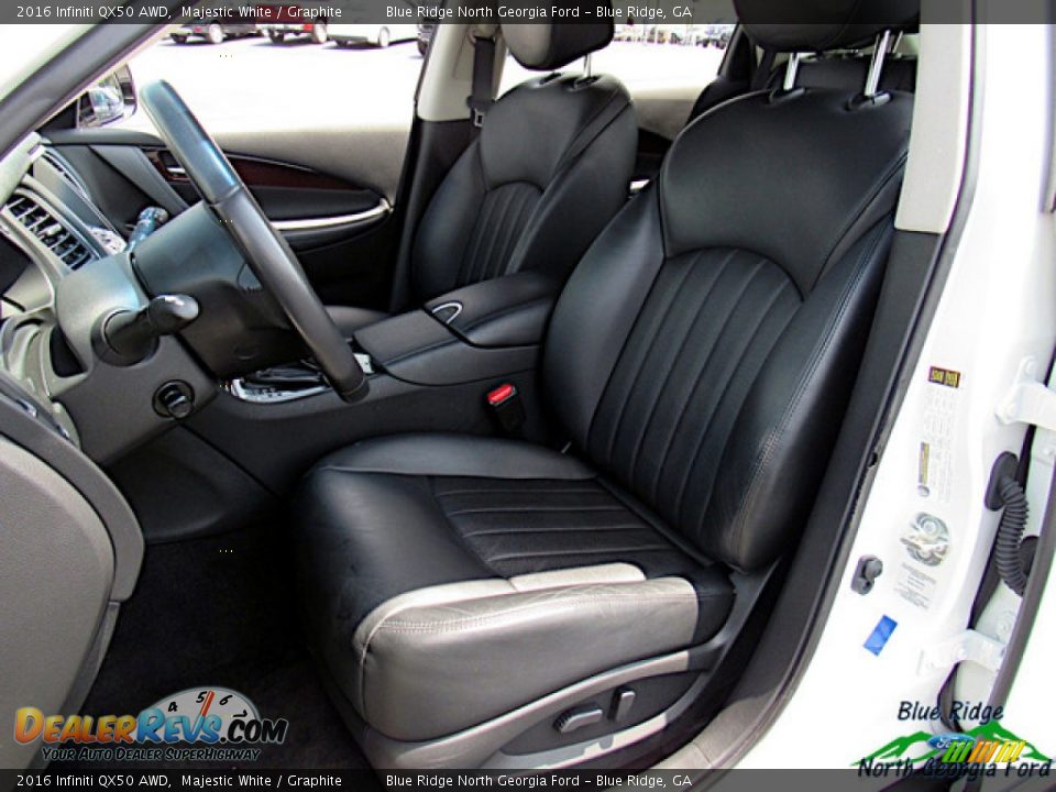 Graphite Interior - 2016 Infiniti QX50 AWD Photo #12