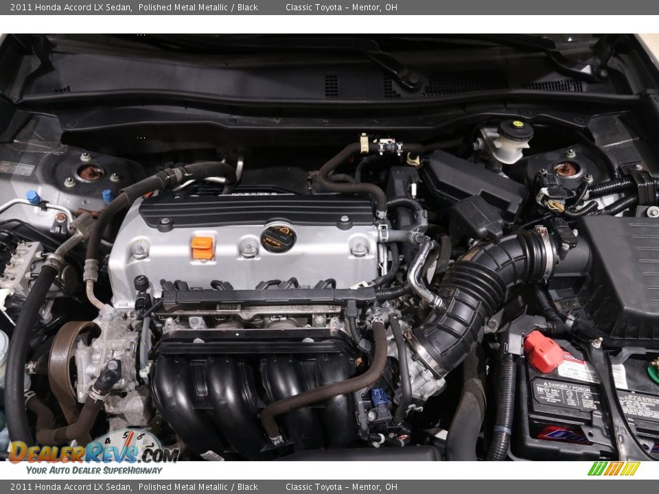 2011 Honda Accord LX Sedan Polished Metal Metallic / Black Photo #17