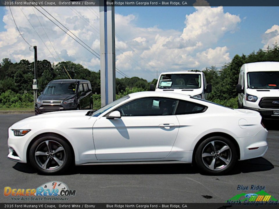 2016 Ford Mustang V6 Coupe Oxford White / Ebony Photo #2