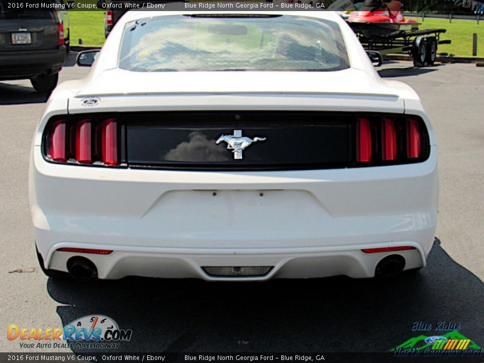 2016 Ford Mustang V6 Coupe Oxford White / Ebony Photo #4