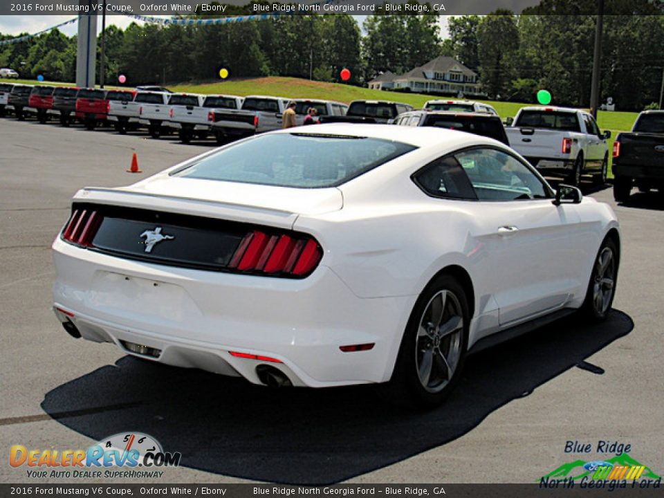 2016 Ford Mustang V6 Coupe Oxford White / Ebony Photo #5