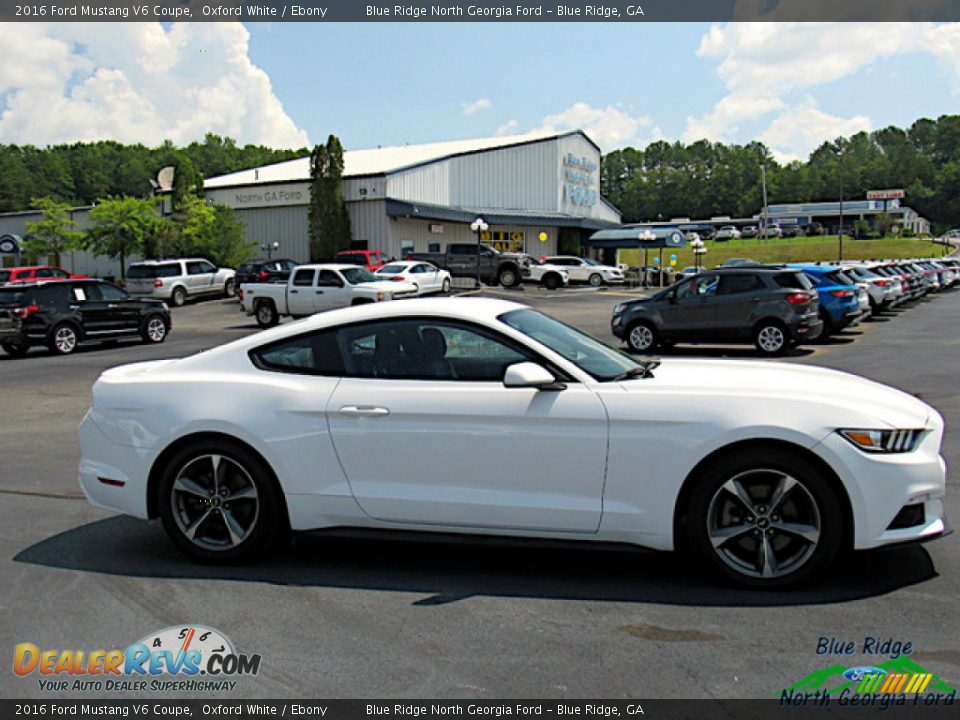 2016 Ford Mustang V6 Coupe Oxford White / Ebony Photo #6