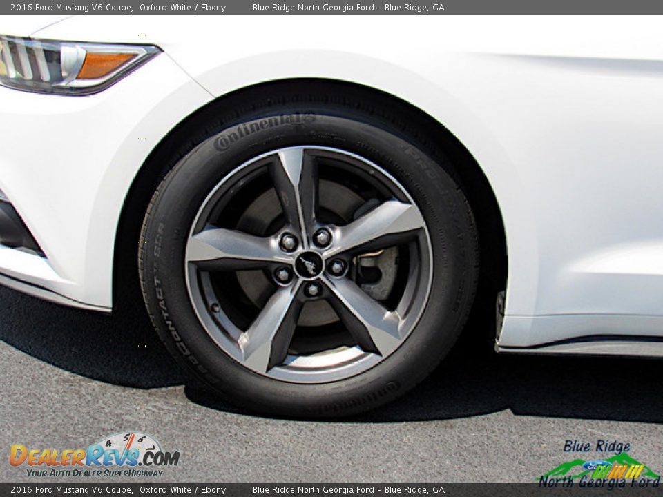 2016 Ford Mustang V6 Coupe Oxford White / Ebony Photo #8
