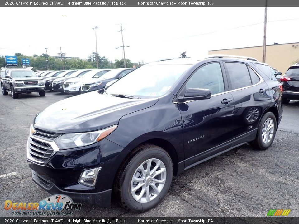 2020 Chevrolet Equinox LT AWD Midnight Blue Metallic / Jet Black Photo #1
