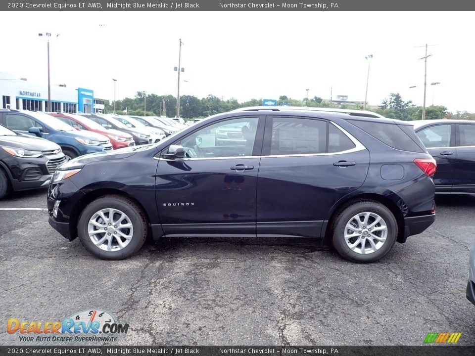 2020 Chevrolet Equinox LT AWD Midnight Blue Metallic / Jet Black Photo #2