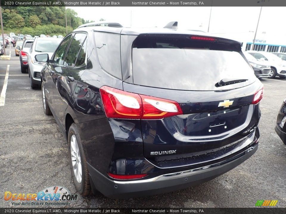 2020 Chevrolet Equinox LT AWD Midnight Blue Metallic / Jet Black Photo #3