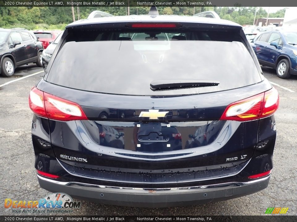 2020 Chevrolet Equinox LT AWD Midnight Blue Metallic / Jet Black Photo #4
