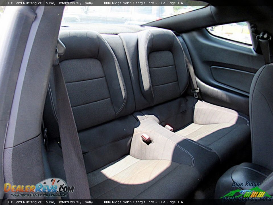 2016 Ford Mustang V6 Coupe Oxford White / Ebony Photo #12
